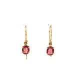 Pink Tourmaline Drop Earrings - Markbridge Jewellers