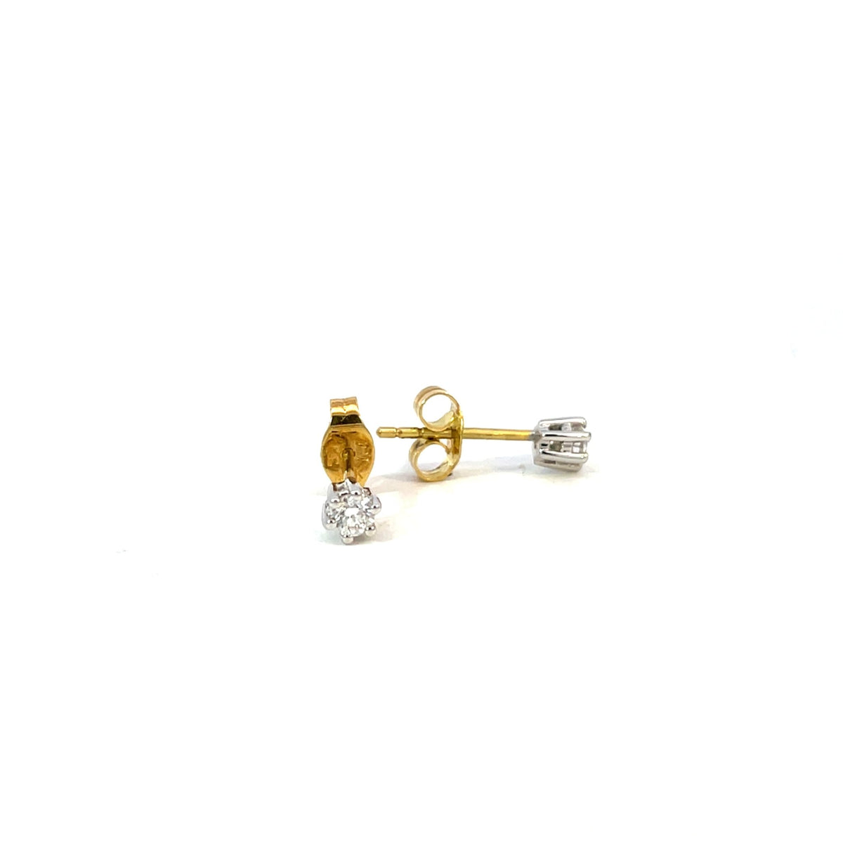 Round Diamond Solitaire Stud Earrings - Markbridge Jewellers