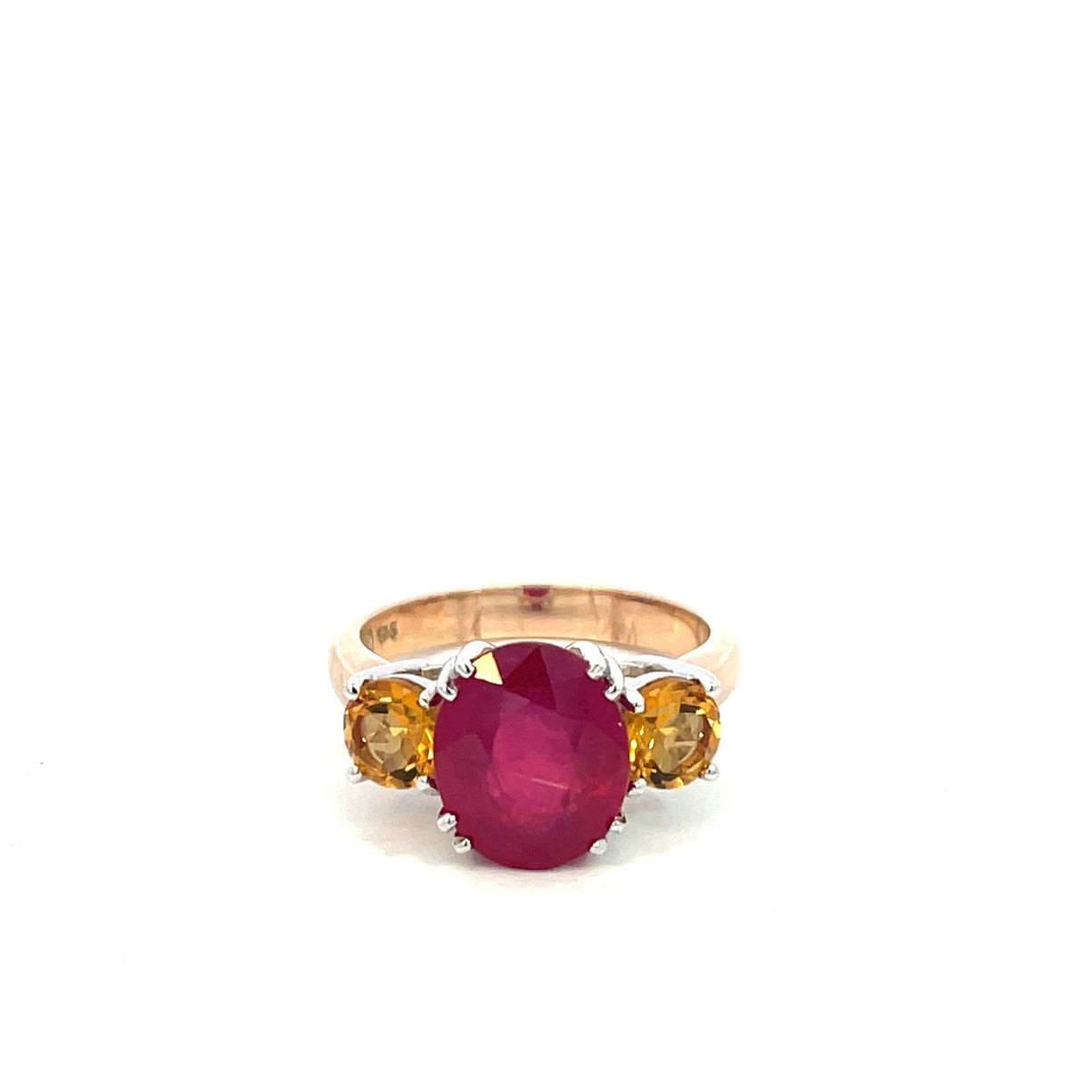 Rubelite & Citrine Dress Ring - Markbridge Jewellers