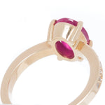 Rubelite Tourmaline & Diamond Ring - Markbridge Jewellers