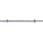Silver Ball Chain with Extender - Markbridge Jewellers
