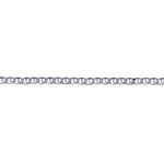 Silver Bevelled Anchor Diamond Cut Chain 3.10mm - Markbridge Jewellers