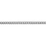 Silver Bevelled Curb Chain - Markbridge Jewellers