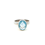 Silver Blue Topaz Dress Ring - Markbridge Jewellers
