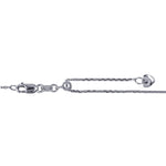 Silver Diamond Cut Cable Slider Chain 1.10mm - Markbridge Jewellers