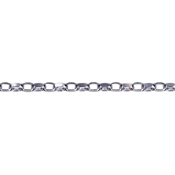 Silver Diamond Cut Oval Belcher Chain 4.20mm - Markbridge Jewellers