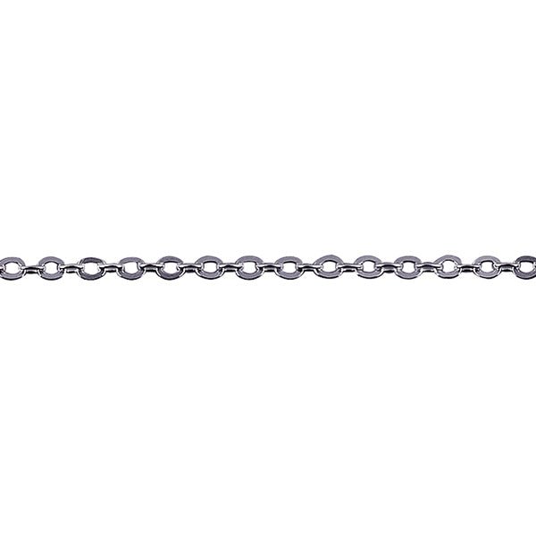 Silver Hammered Trace Chain 1.60mm - Markbridge Jewellers