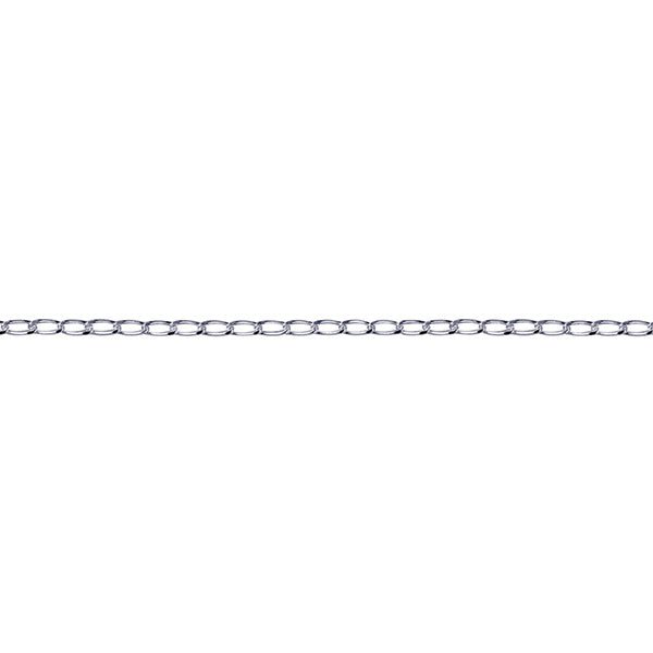 Silver Long Link Curb Chain 1.50mm - Markbridge Jewellers