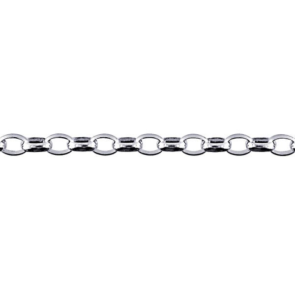 Silver Oval Belcher Chain 6.20mm - Markbridge Jewellers