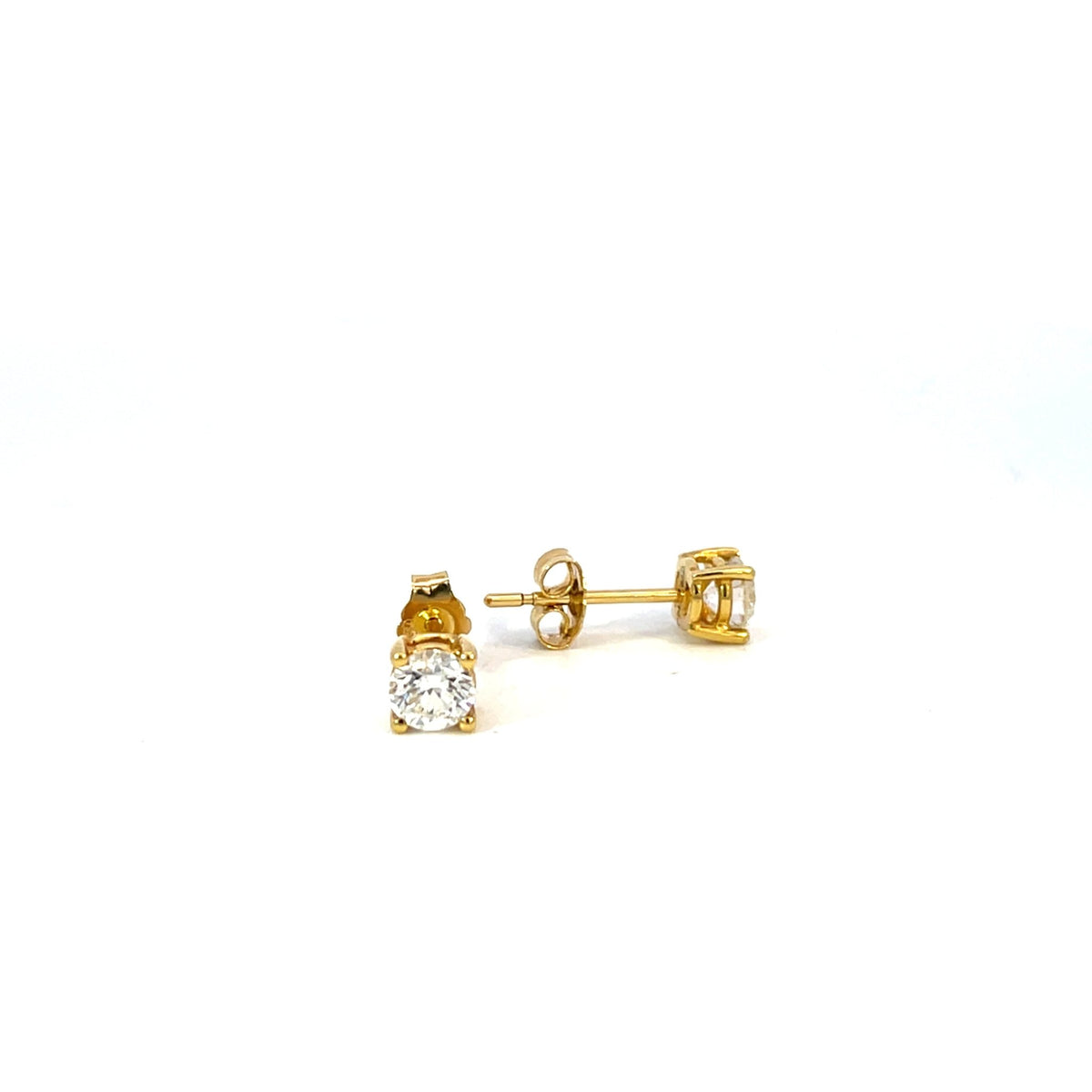 Solitaire Diamond Stud Earrings - Markbridge Jewellers