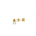 Solitaire Diamond Stud Earrings - Markbridge Jewellers