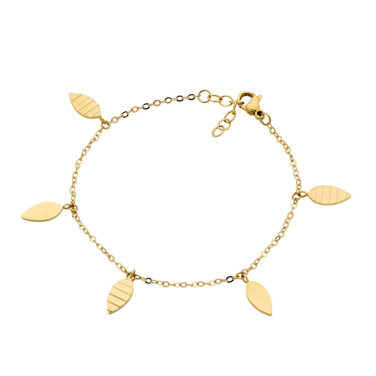 Stainless Steel Bangle Gold - SB199G - Markbridge Jewellers