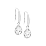 Stainless Steel Earring Amethyst Gold - SE180A-G - Markbridge Jewellers