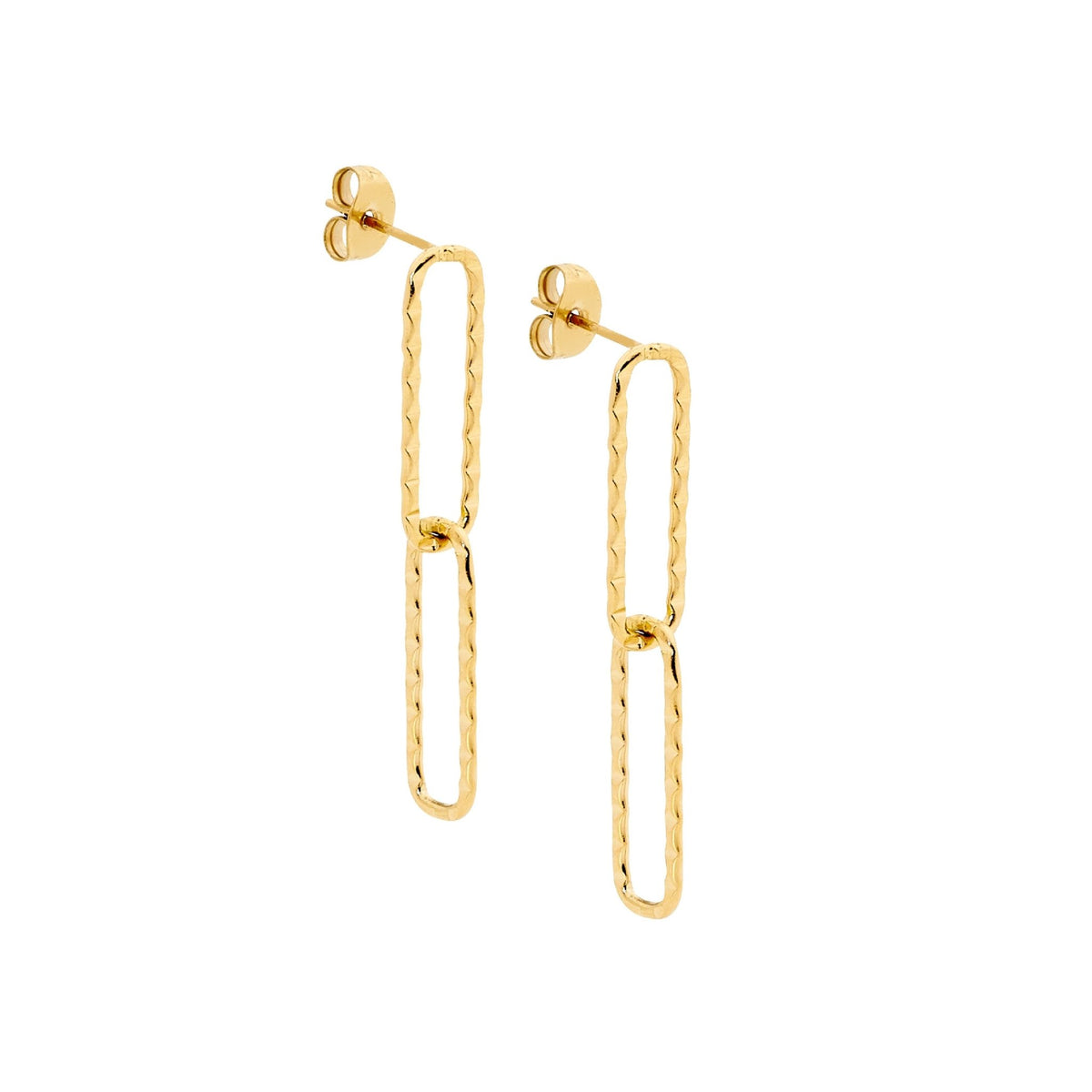 Stainless Steel Earring Gold - SE241G - Markbridge Jewellers
