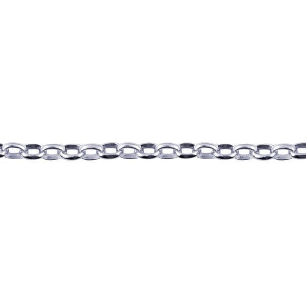 Sterling Silver Oval Belcher Bracelet 4.20mm - Markbridge Jewellers