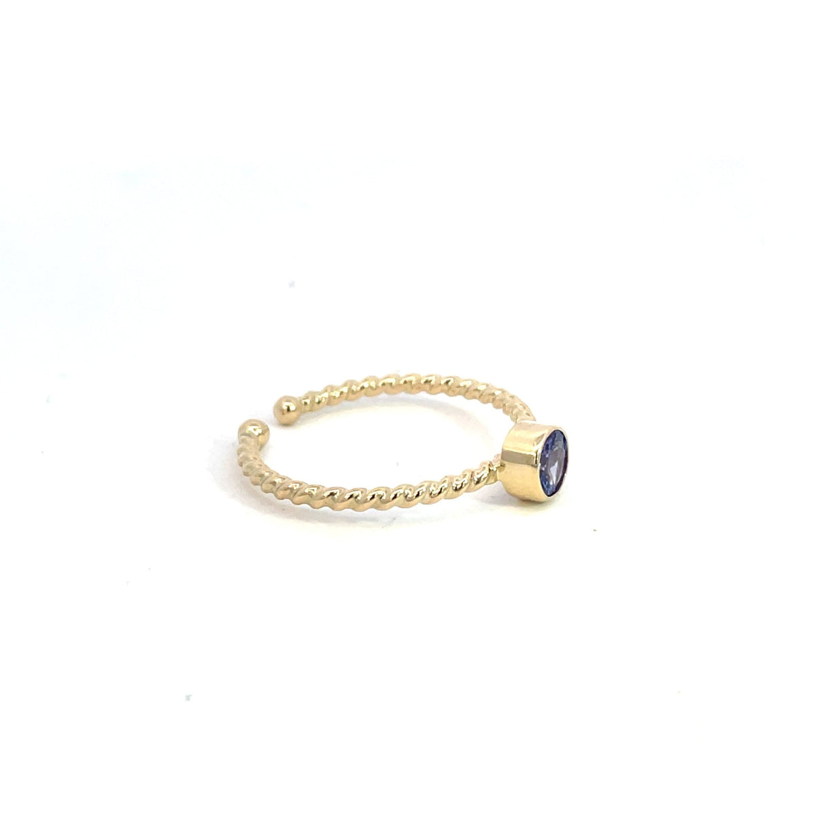Tanzanite Twist Ring - Markbridge Jewellers