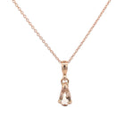 Teardrop Morganite Pendant - Markbridge Jewellers