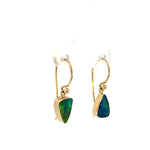 Triangle Opal Doublet Drop Earrings - Markbridge Jewellers