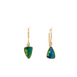 Triangle Opal Doublet Drop Earrings - Markbridge Jewellers