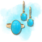 Turquoise Drop Earrings - Markbridge Jewellers