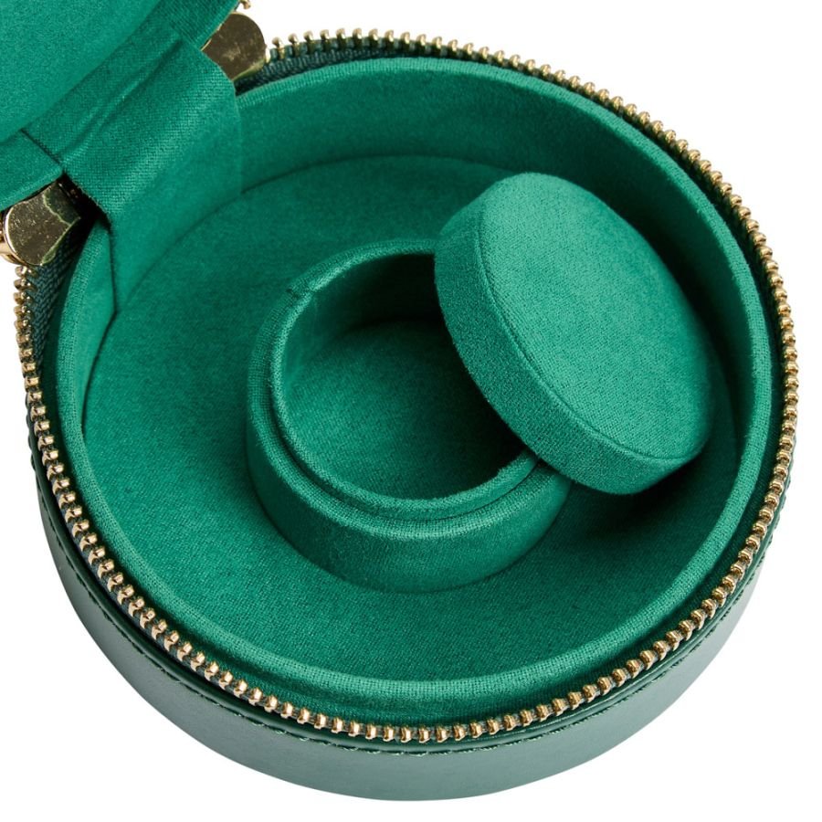 Wolf Sofia Round Zip Jewellery Case - Markbridge Jewellers