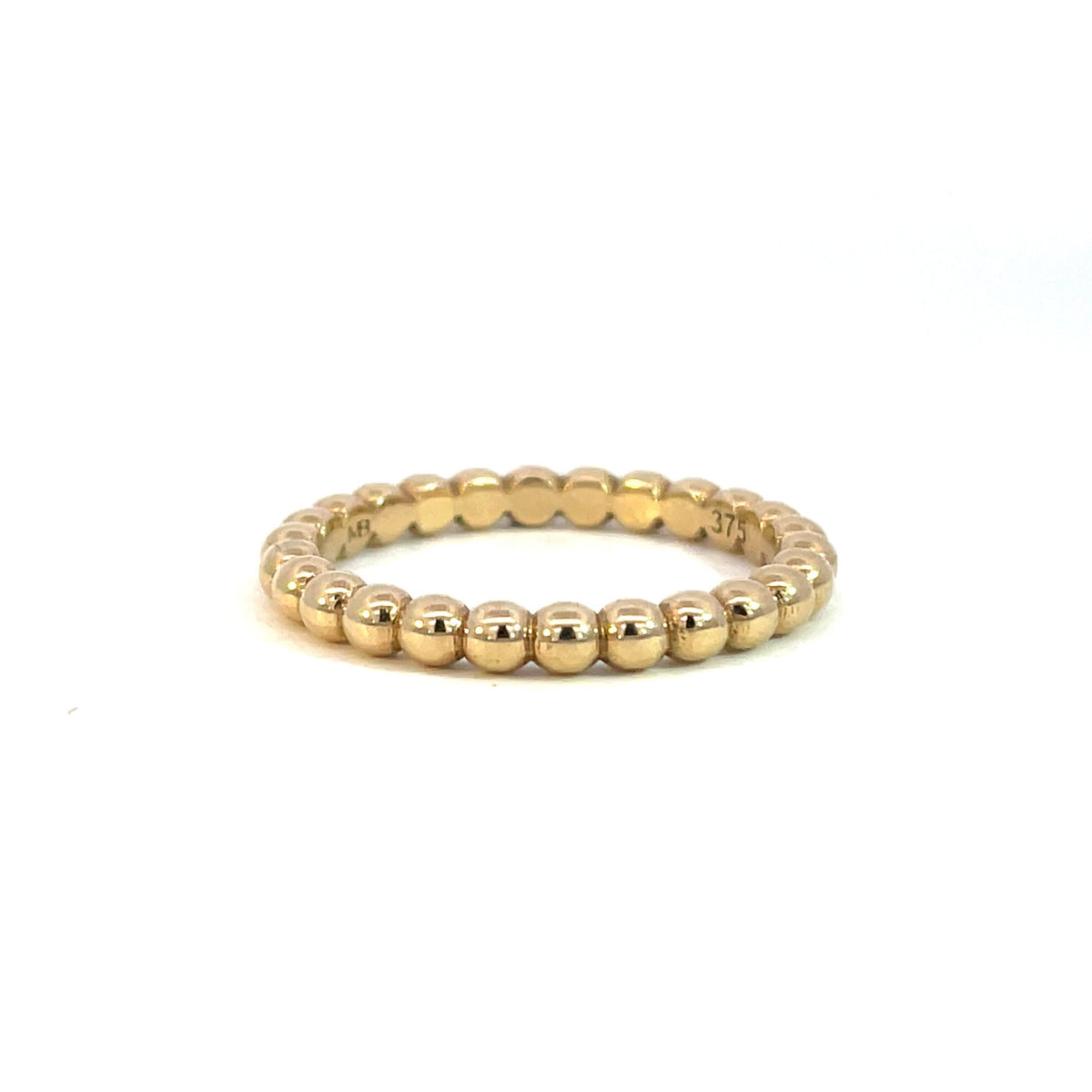 Yellow Gold Bead Dress Band - Markbridge Jewellers