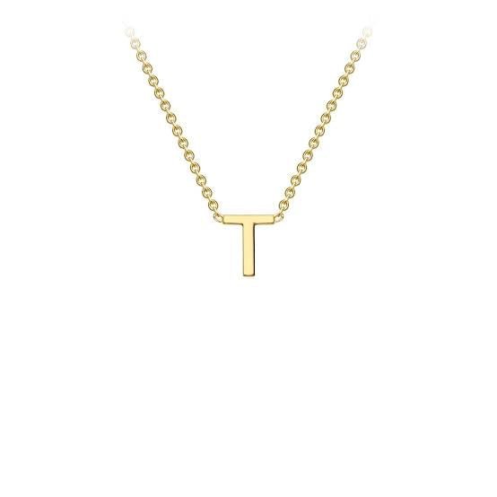Yellow Gold Petite Letter Necklace - Markbridge Jewellers