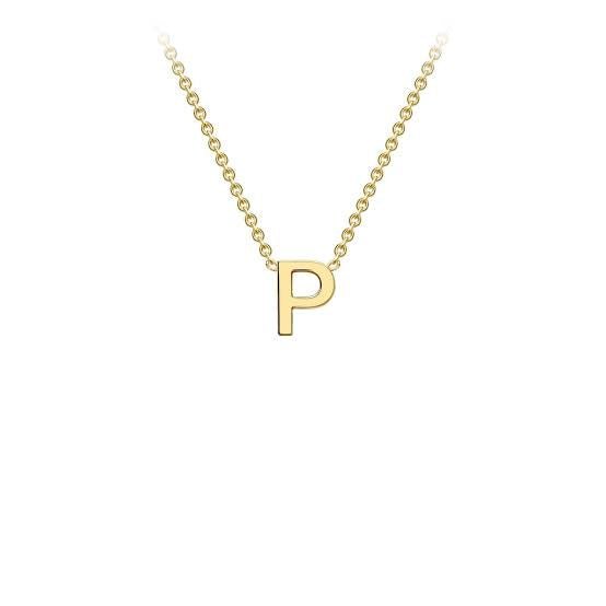 Yellow Gold Petite Letter Necklace - Markbridge Jewellers