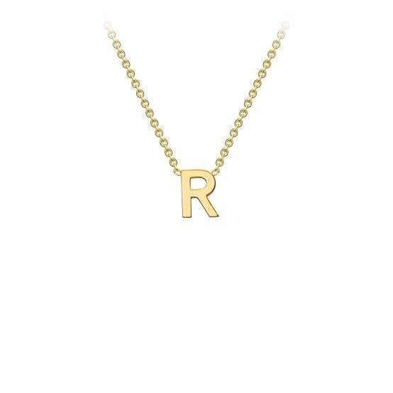 Yellow Gold Petite Letter Necklace - Markbridge Jewellers