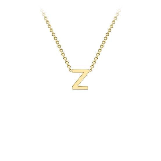 Yellow Gold Petite Letter Necklace - Markbridge Jewellers
