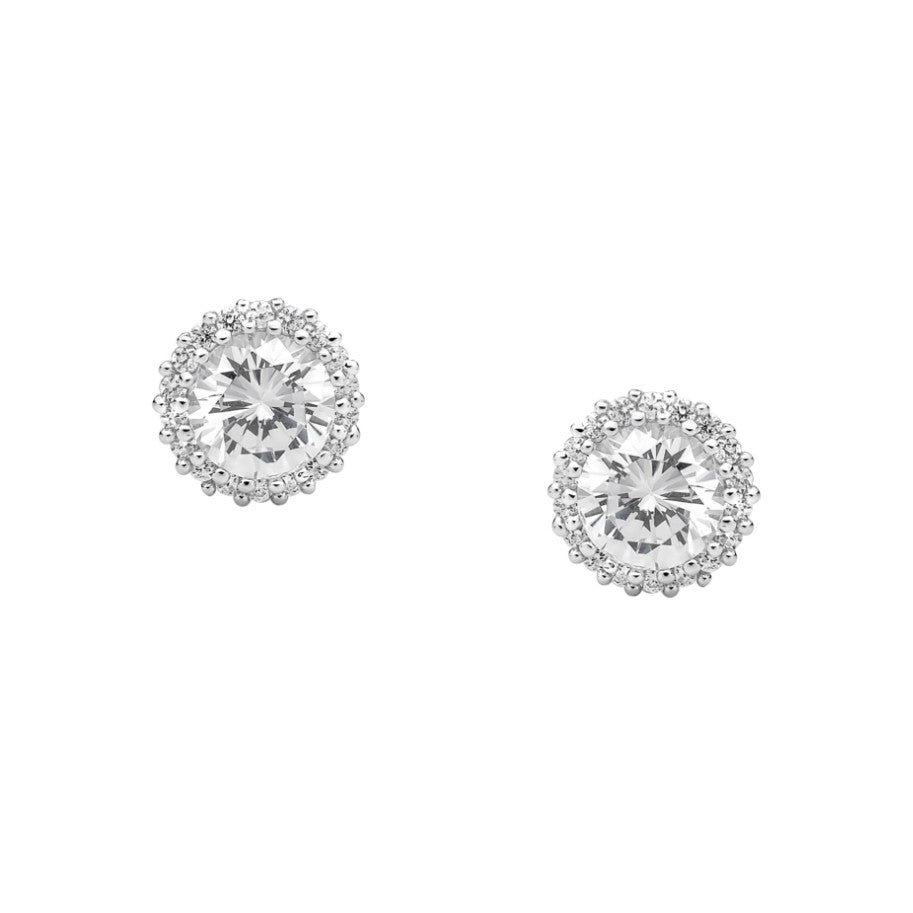 Round Stud Earrings