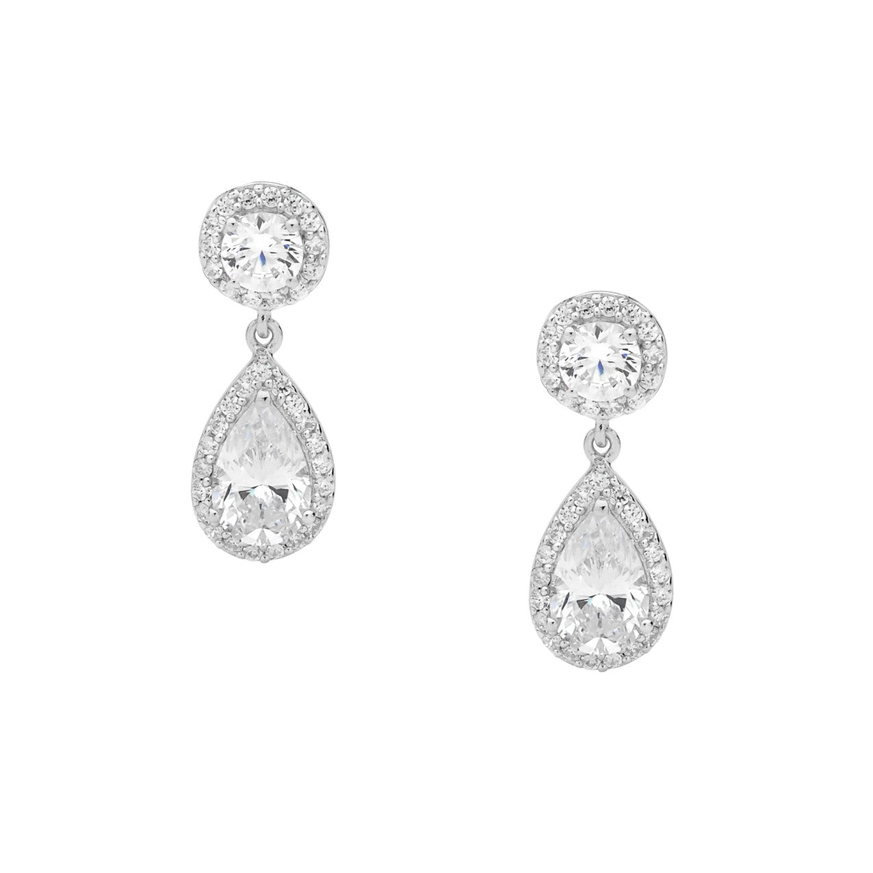 Drop Pear Earrings