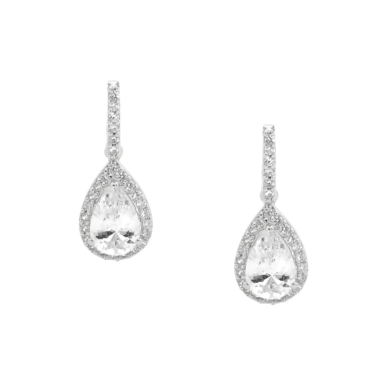 Drop Pear Earrings