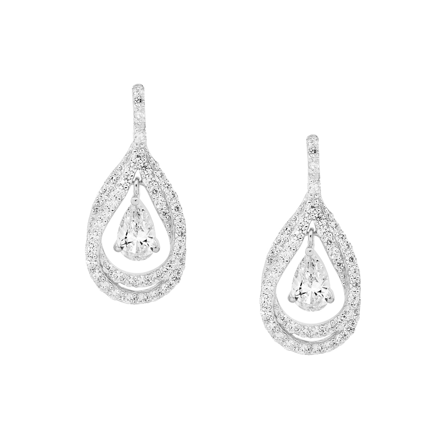 Pear Hollow Earrings