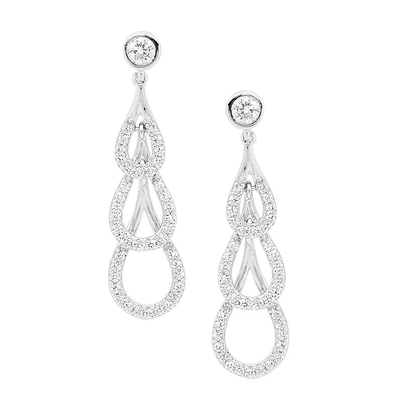 Hanging Teardrops Earrings