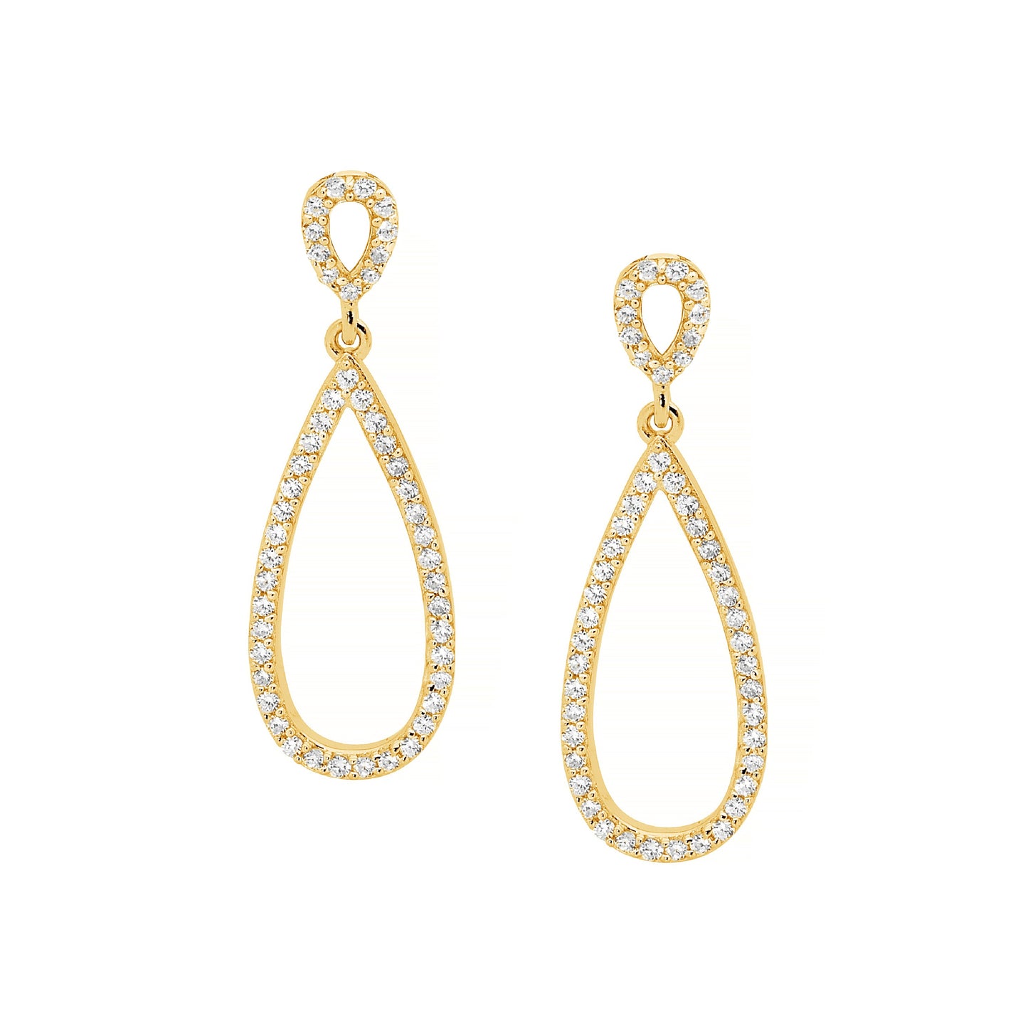 Hollow Pear-shape Earrings