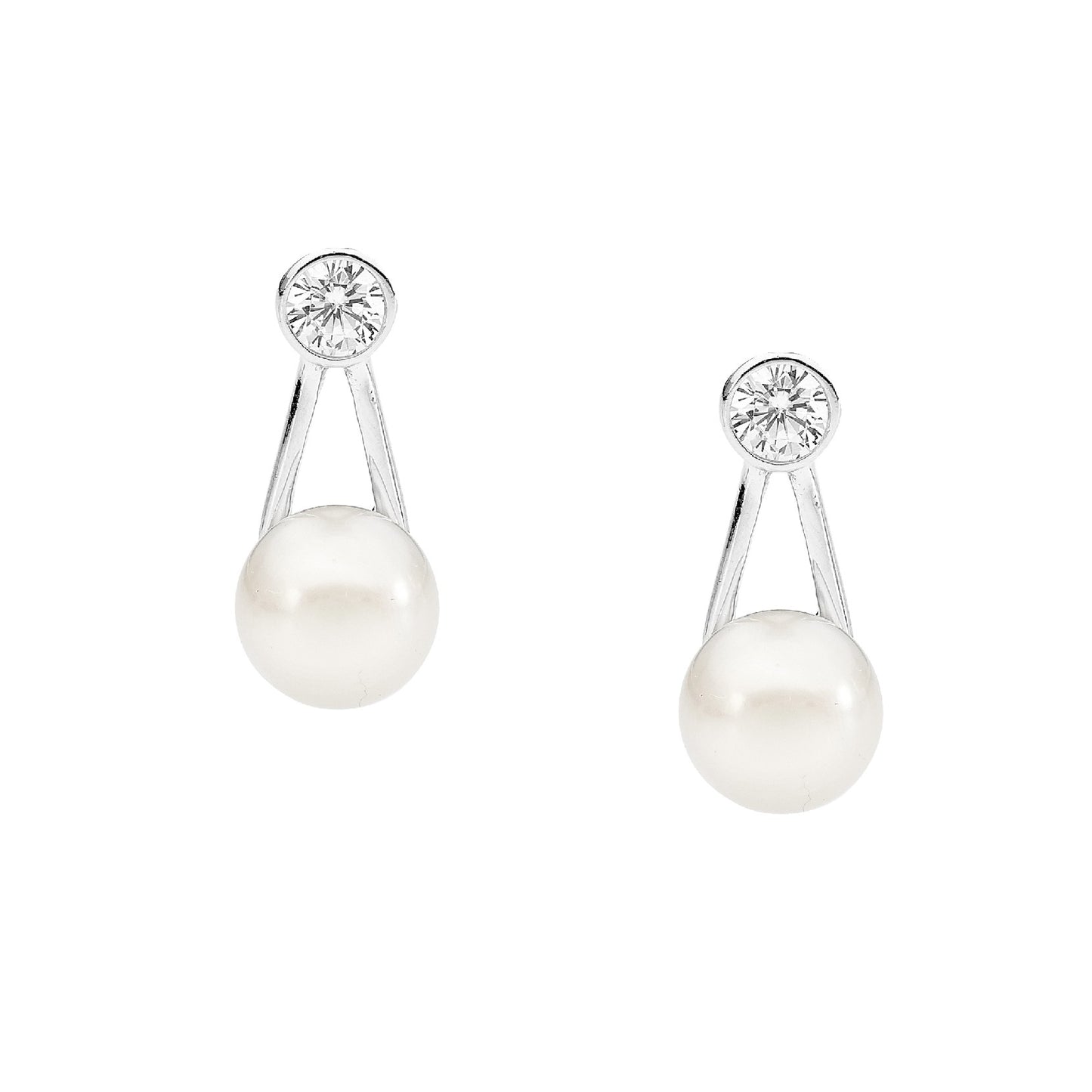 Drop Pearl Earrings