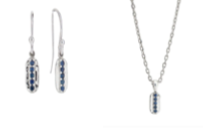 Bays Collection Akuna Necklace and Earrings Set