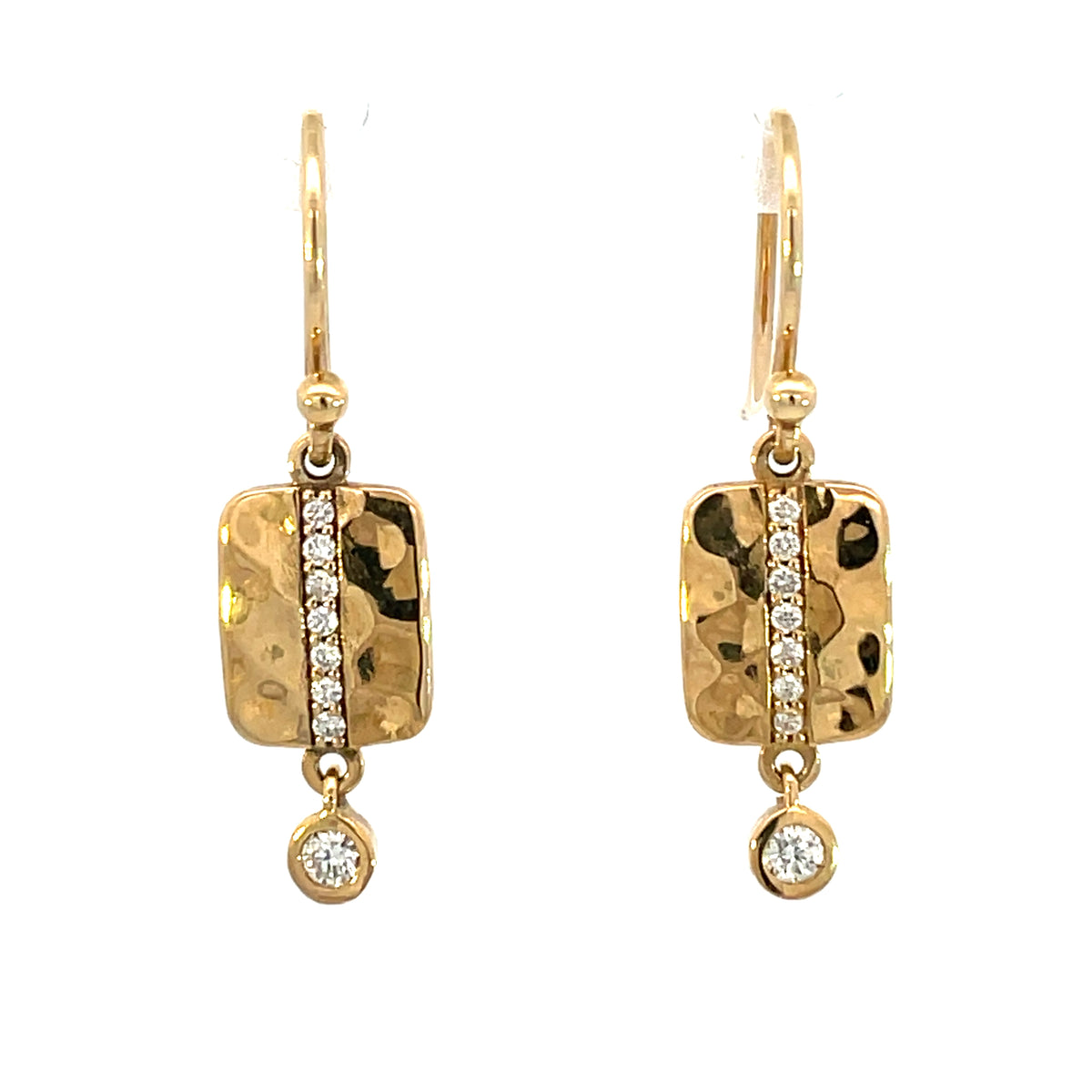 Yellow Gold & Diamond ‘Isabella’ Earrings