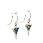 Bays Collection 'Little Jerusalem' Blue Sapphire Earrings
