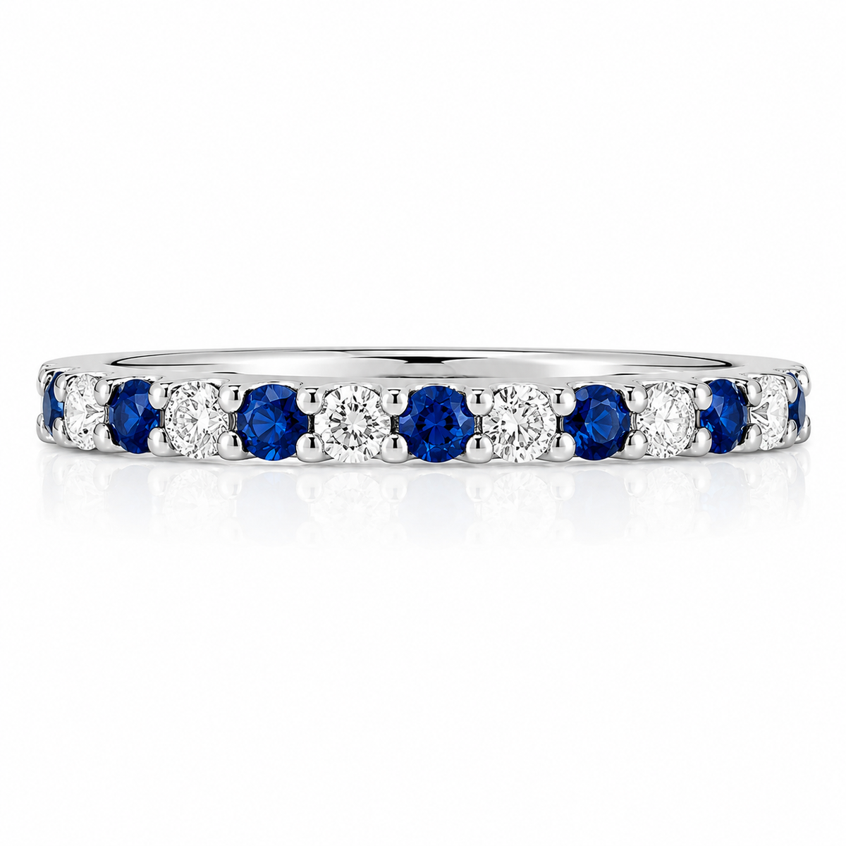 Diamond & Sapphire Eternity Ring