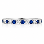 Diamond & Sapphire Eternity Ring