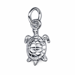 Sterling Silver Small Turtle Charm