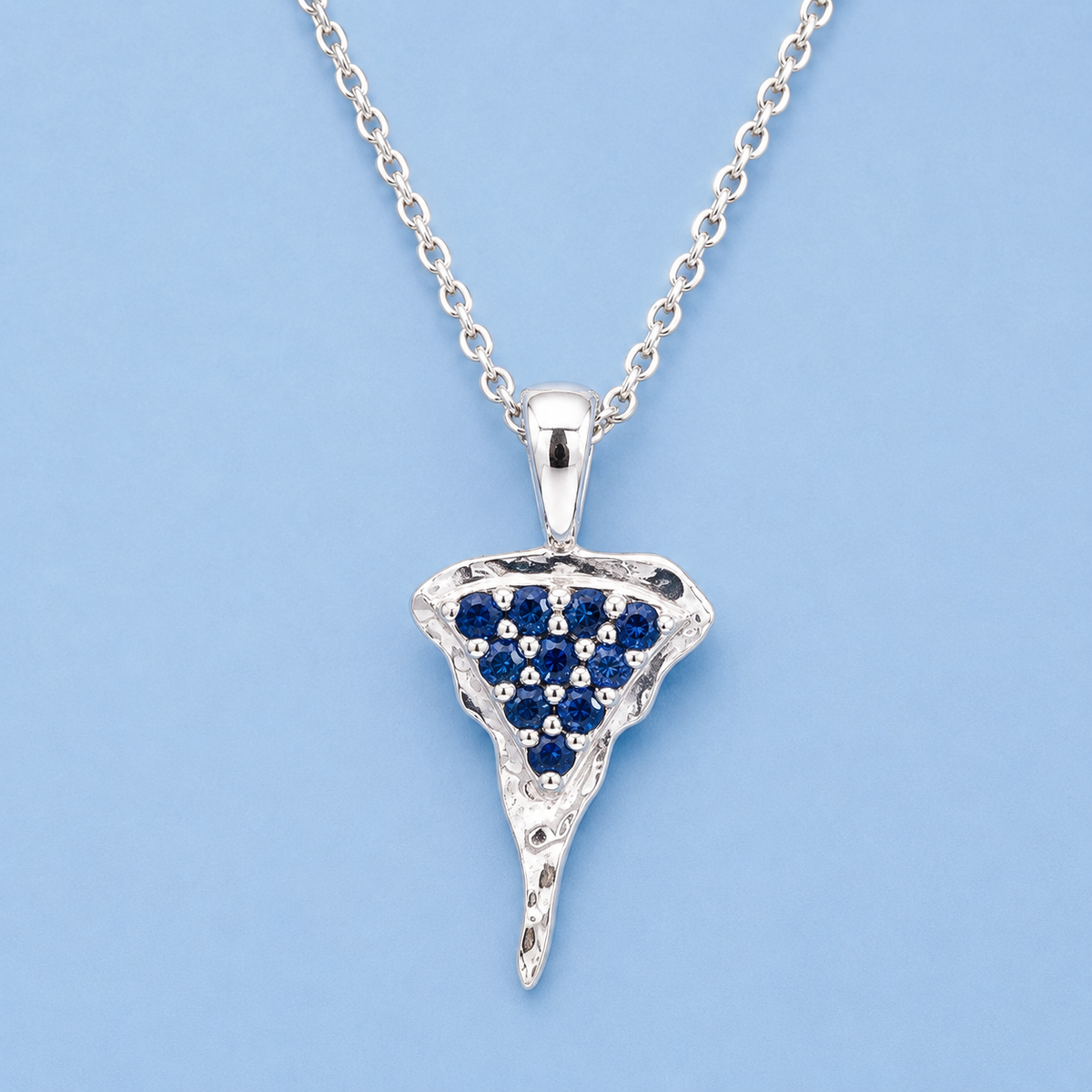 Bays Collection 'Little Jerusalem' Blue Sapphire Pendant