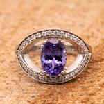 Tanzanite & Diamond Dress Ring