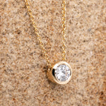 14ct Yellow Gold 1.02ct Lab Grown Diamond Necklace - Markbridge Jewellers