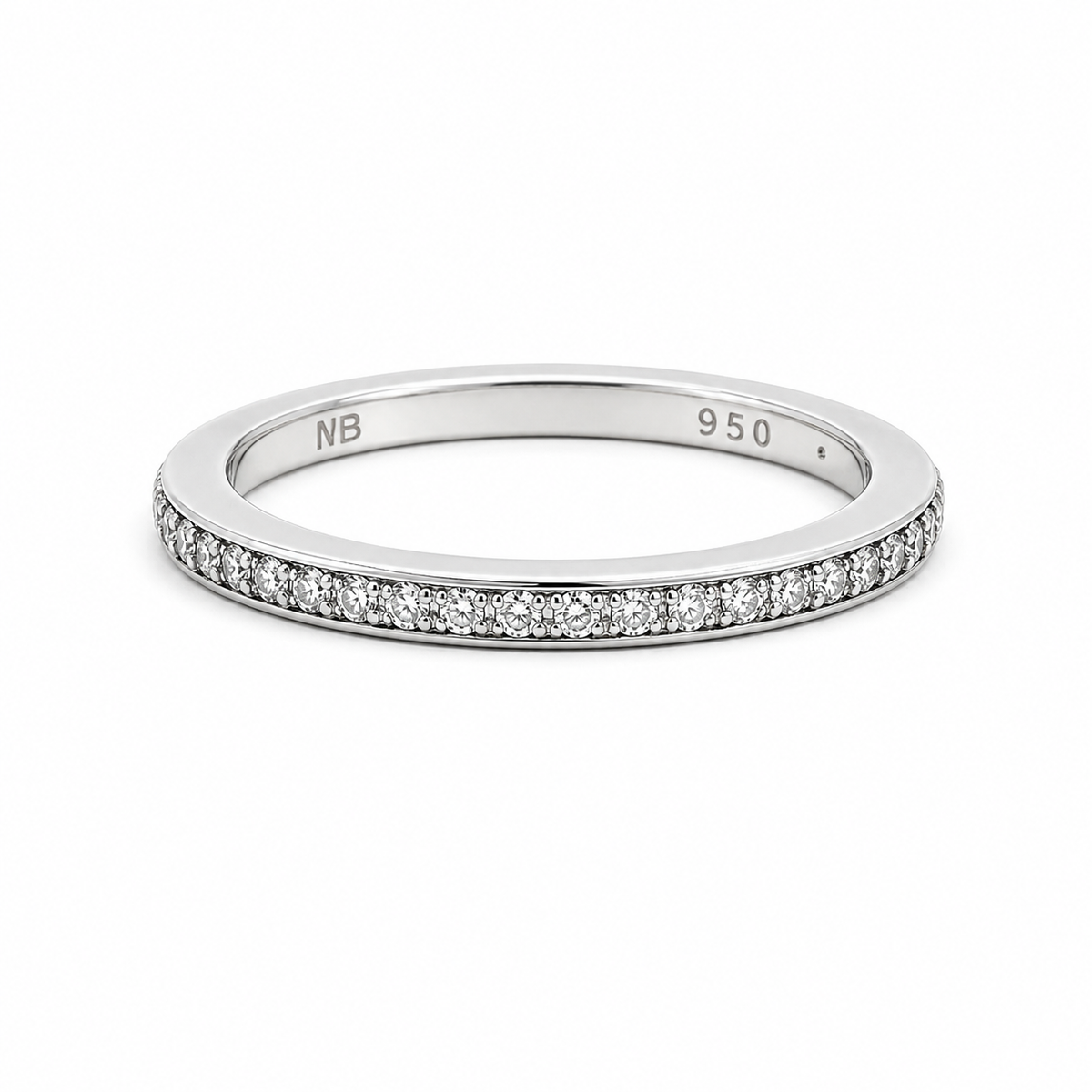 Platinum Diamond Dress Band
