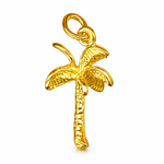 9ct Yellow Gold Palm Tree Charm