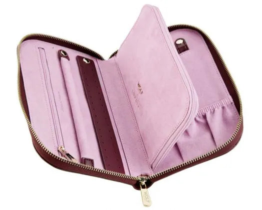 WOLF Liberty Travel Jewellery Portfolio in Burgundy