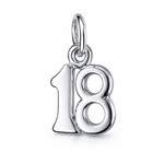 Sterling Silver 18 Charm